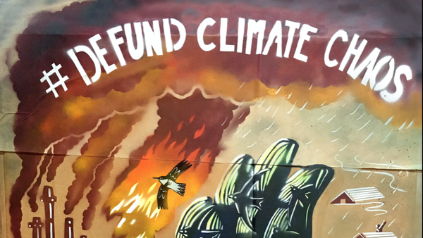 Defund Climate Chaos Poster