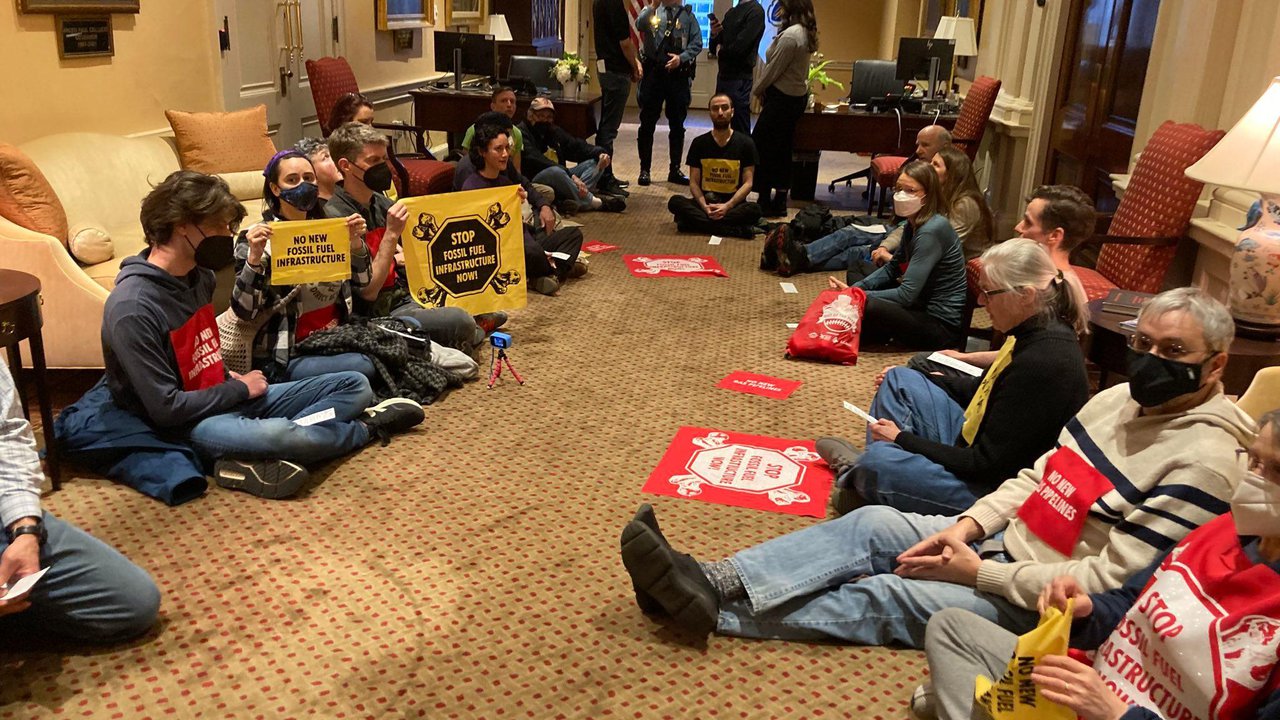 XR Boston Activists in State House