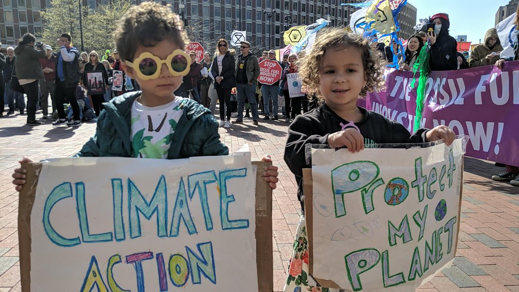 Extinction Rebellion Boston XR Boston organizes Earth Day march